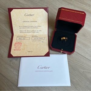 Cartier Love Ring in 18k Gold